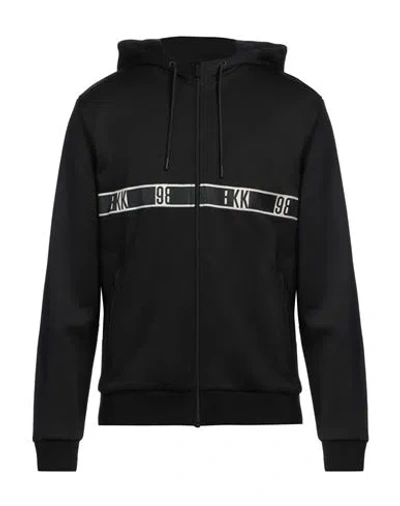 Bikkembergs Man Sweatshirt Black Size M Polyester, Elastane