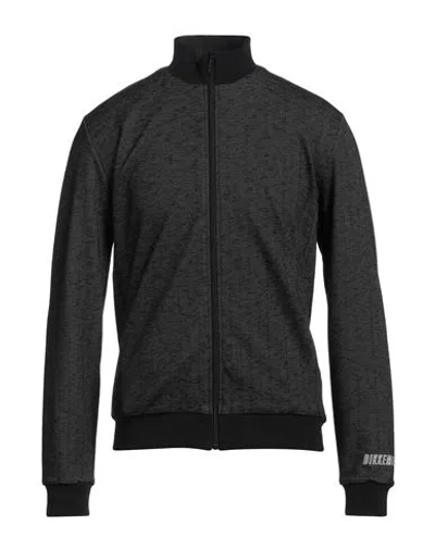 Bikkembergs Man Sweatshirt Black Size M Viscose, Polyester, Elastane
