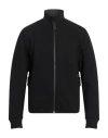 Bikkembergs Man Sweatshirt Black Size S Cotton, Elastane, Polyester In Black