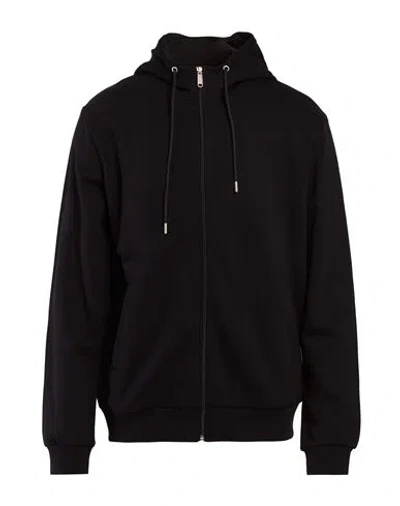 Bikkembergs Man Sweatshirt Black Size Xl Cotton