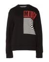 Bikkembergs Man Sweatshirt Black Size Xl Cotton, Elastane