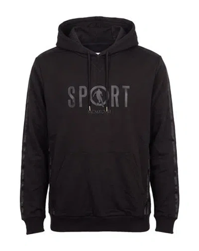 Bikkembergs Man Sweatshirt Black Size Xl Polyester, Cotton