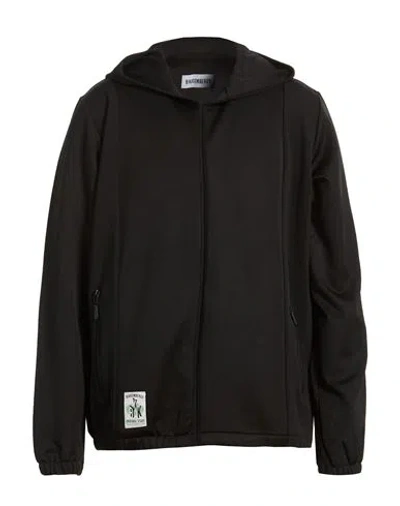Bikkembergs Man Sweatshirt Black Size Xxxl Polyester, Lycra
