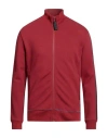 Bikkembergs Man Sweatshirt Brick Size M Cotton, Elastane In Red
