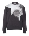 Bikkembergs Man Sweatshirt Charcoal Size L Cotton, Elastane In Grey