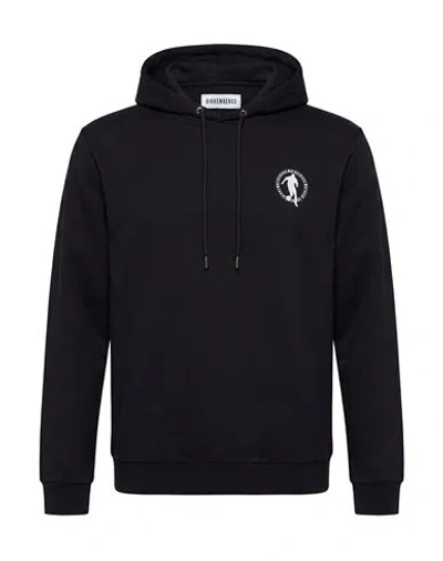 Bikkembergs Man Sweatshirt Charcoal Size Xxl Cotton In Black