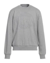 Bikkembergs Man Sweatshirt Grey Size L Cotton