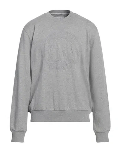 Bikkembergs Man Sweatshirt Grey Size L Cotton