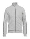 Bikkembergs Man Sweatshirt Grey Size S Cotton, Polyester, Elastane In Gray