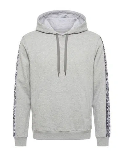 Bikkembergs Man Sweatshirt Light Grey Size Xxl Cotton, Polyester In Red