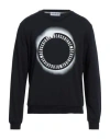 Bikkembergs Man Sweatshirt Midnight Blue Size 44 Cotton In Blue
