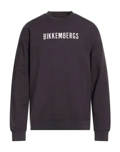 Bikkembergs Man Sweatshirt Midnight Blue Size S Cotton, Elastane