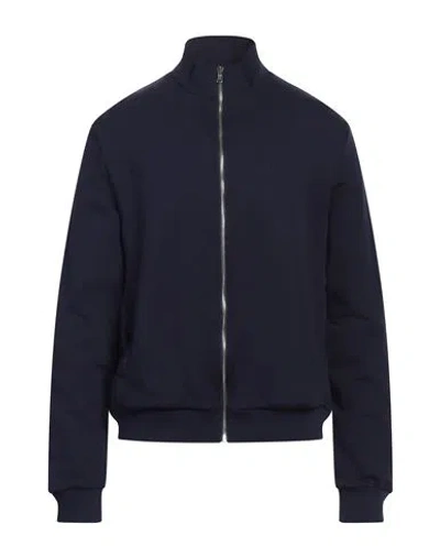 Bikkembergs Man Sweatshirt Navy Size L Cotton