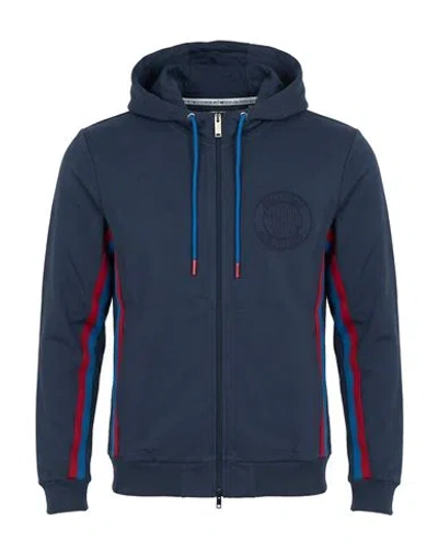Bikkembergs Man Sweatshirt Navy Size S Cotton