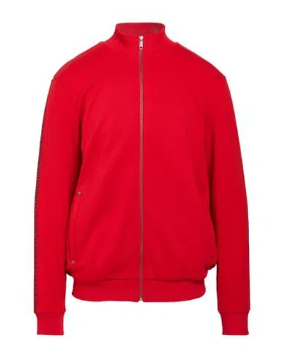 Bikkembergs Man Sweatshirt Red Size L Cotton