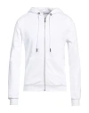 Bikkembergs Man Sweatshirt White Size 38 Cotton