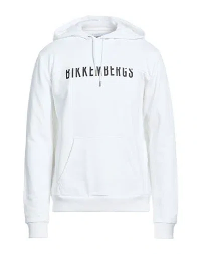 Bikkembergs Man Sweatshirt White Size L Cotton