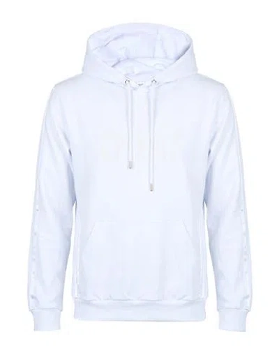 Bikkembergs Man Sweatshirt White Size Xl Polyester, Cotton