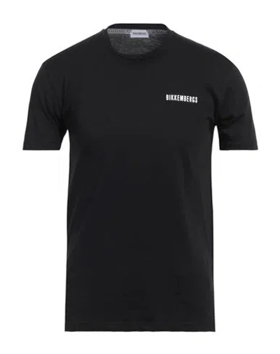 Bikkembergs Man T-shirt Black Size 44 Cotton