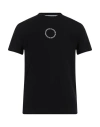 Bikkembergs Man T-shirt Black Size L Cotton, Elastane