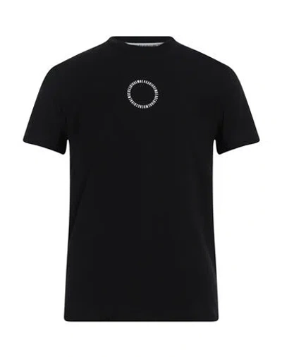 Bikkembergs Man T-shirt Black Size L Cotton, Elastane