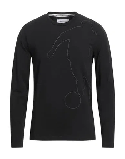 Bikkembergs Man T-shirt Black Size L Cotton, Elastane