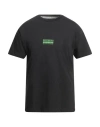 Bikkembergs Man T-shirt Black Size M Cotton, Elastane