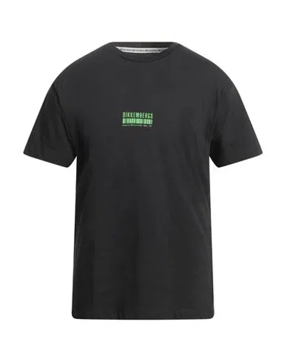 Bikkembergs Man T-shirt Black Size M Cotton, Elastane