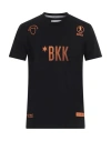 Bikkembergs Man T-shirt Black Size S Cotton, Elastane