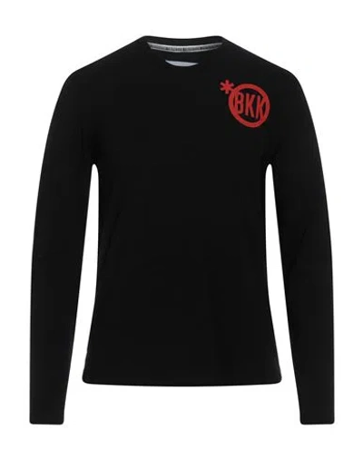 Bikkembergs Man T-shirt Black Size S Cotton, Elastane
