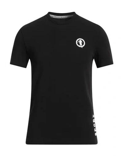 Bikkembergs Man T-shirt Black Size S Cotton, Elastane