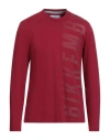 Bikkembergs Man T-shirt Garnet Size L Cotton, Elastane In Red