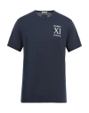 Bikkembergs Man T-shirt Midnight Blue Size L Cotton