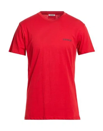 Bikkembergs Man T-shirt Red Size M Cotton
