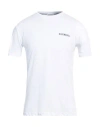 Bikkembergs Man T-shirt White Size 44 Cotton
