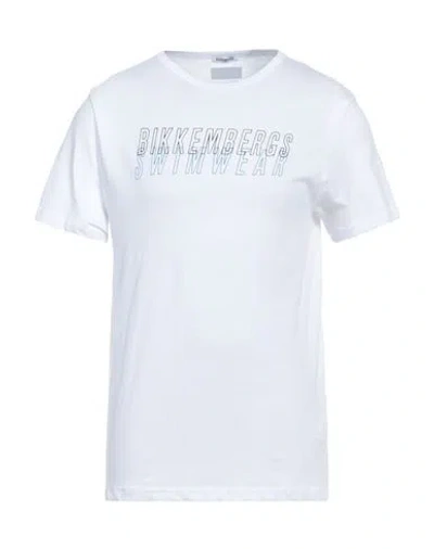Bikkembergs Man T-shirt White Size Xl Cotton