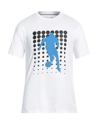 Bikkembergs Man T-shirt White Size L Cotton
