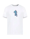 Bikkembergs Man T-shirt White Size S Cotton, Elastane