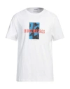 Bikkembergs Man T-shirt White Size S Cotton In White