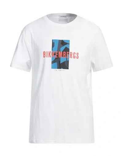Bikkembergs Man T-shirt White Size S Cotton