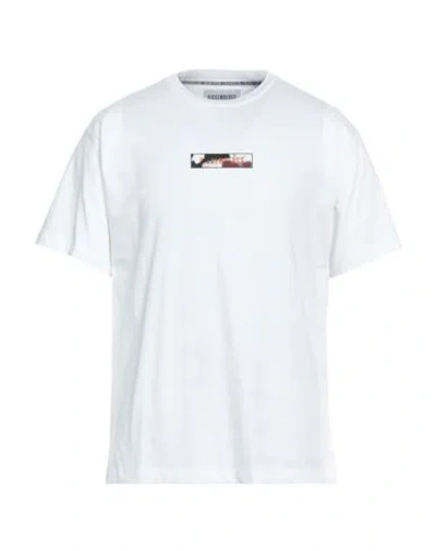 Bikkembergs Man T-shirt White Size Xxl Cotton