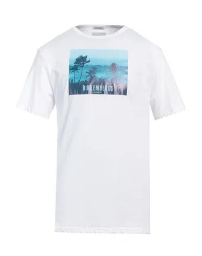 Bikkembergs Man T-shirt White Size Xl Cotton