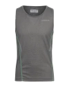 Bikkembergs Man Tank Top Black Size L Polyester