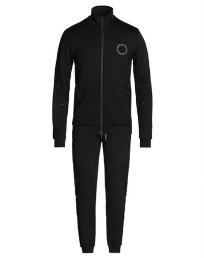Bikkembergs Man Tracksuit Black Size M Polyamide, Cotton, Elastane