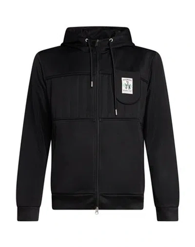 Bikkembergs Man Tracksuit Black Size Xl Polyester, Lycra In Multi
