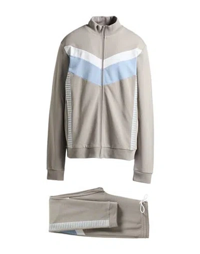 Bikkembergs Man Tracksuit Light Grey Size M Cotton