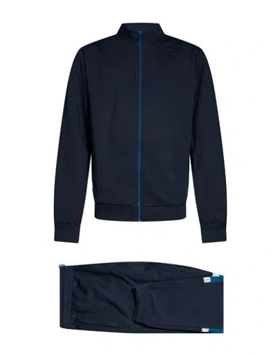 Bikkembergs Man Tracksuit Midnight Blue Size Xxl Cotton