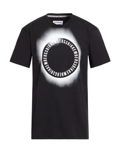 Bikkembergs Man T-shirt Black Size L Cotton
