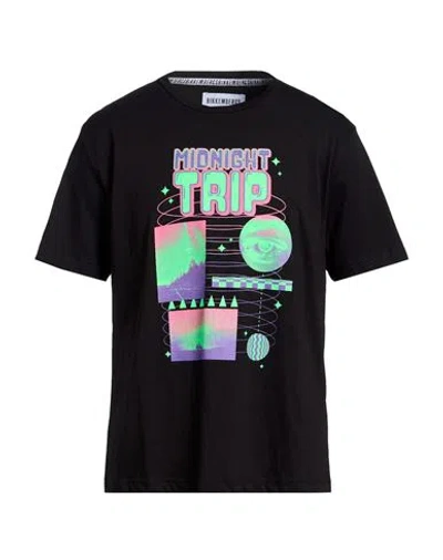 Bikkembergs Man T-shirt Black Size L Cotton