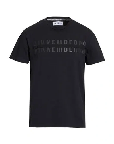 Bikkembergs Man T-shirt Black Size L Cotton, Elastane